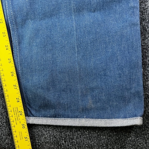 Levi's‎ 501XX Original Fit Blue Jeans Button Fly Mens Measures Size 42x30 Baggy - Picture 6 of 16